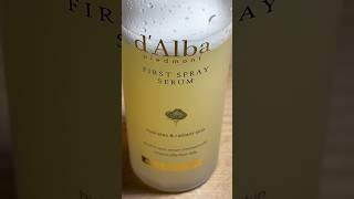 d’Alba First Spray Serum [upl. by Atinra521]