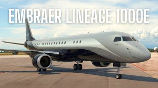 Inside the Embraer Lineage 1000E  Interior Operating Cost and much more [upl. by Curnin]