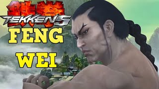 Tekken 5 Feng Wei Playthrough [upl. by Mcspadden872]