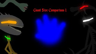 Giant Size Comparison 1  70 Subscriber Special [upl. by Vite]