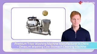 Premium Tripe Washing Machine Manufacturer in China  Omasum Washing Cow Stomach Cleaning Machine [upl. by Darcey751]