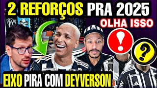 MÍDIA PEDE DEYVERSON TITULAR  2 REFORÇOS PRO MILITO EM 2025  HULK ÍDOLO  NOTÍCIAS DO GALO HOJE [upl. by Elokin999]