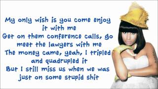 Nicki Minaj  Dear Old Nicki Lyrics Video [upl. by Kali960]