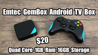 EMTEC GEM BOX Android TV Gaming Box [upl. by Marrin]