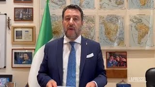 Trasporti Salvini a sindacati «Sciopero treni ridotto fino a domani alle 15» [upl. by Wehttan]