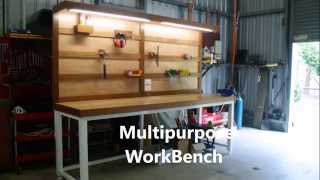 The Ultimate Multipurpose WorkBench with French Cleat Tool Storage [upl. by Melcher]