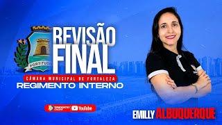 REVISÃƒO FINAL  CMFOR  REGIMENTO INTERNO  PROF EMILLY ALBUQUERQUE [upl. by Hnahym761]