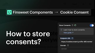 Store consents with Finsweet Components [upl. by Adolfo168]