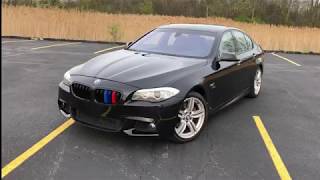 2012 BMW 550i Review M Sport Package F10 Tech Review [upl. by Dlonyar]