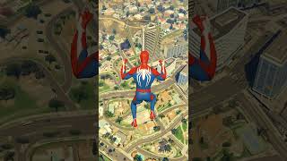 Epic GTA 5 SpiderMan vs Police Fight  WebSlinging Action in 4K [upl. by Enelrahc]