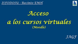 Acceso a los cursos virtuales del ISFODOSUEMH [upl. by Harrington]