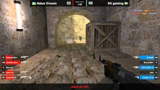 NaVi vs SK dust2 map 2 [upl. by Nedda]