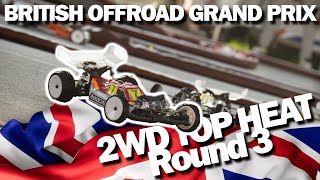 Top Heat 2wd Qualifying 3  British Offroad Grand Prix MKGP 2024 [upl. by Nerwal]