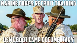 What Marine Recruits Go Through In Boot Camp  Earning The Title  Making Marines on Parris Island [upl. by Sternlight597]