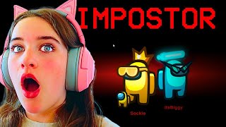 GET IMPOSTOR EVERY ROUND impossible in Among Us Gaming w The Norris Nuts [upl. by Eemia]