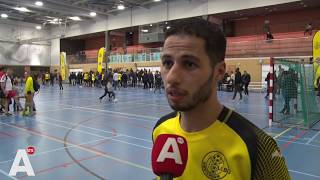 Zaalvoetballer Zaid el Morabiti neemt afscheid [upl. by Anabella]