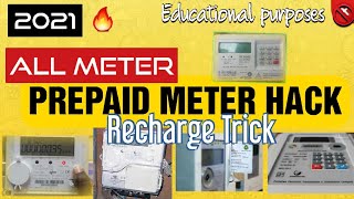 Prepaid Meter Hack trick setting Recharge meter Hexing meter Free Yaka [upl. by Ayikur]