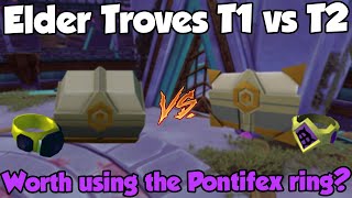 Elder Troves Loot  T1 vs T2 How good are they Runescape 3 [upl. by Rundgren]