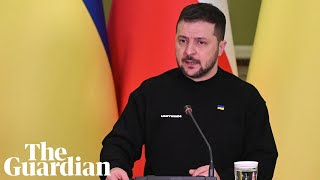 Zelenskiy delivers statement on the one year anniversary of Russias invasion – watch live [upl. by Jezabella]