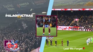 Crystal Palace ULTRAS Go Mental at Turf Moor 🤯  Burnley 02 Crystal Palace [upl. by Casimir]