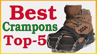 Crampons to But on Amazon in 2024  microspikes vs crampons  hiking with crampons  Best Crampons [upl. by Anelrac]