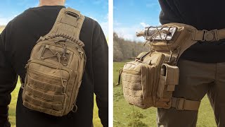 Antarctica Tactical Shoulder amp Leg Bag Review [upl. by Shalne]