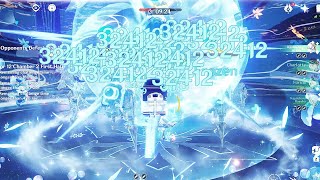 FURINA amp AYAKA ETERNAL FROZEN TEAM  1221 [upl. by Esertal]