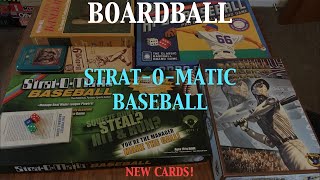 Boardball StratOMatic Baseball Super Advanced Rules  FIRST GAME WITH NEW CARDS [upl. by Kosaka]