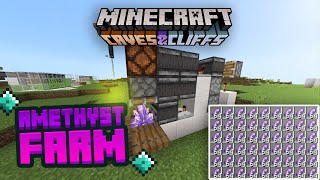 The EASIEST Amethyst Farm 118 Minecraft Bedrock   PE PS4 Xbox Switch Windows 10 [upl. by Calle22]