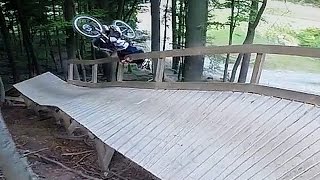 Bikepark Winterberg North Shore • Epic Crash [upl. by Descombes379]