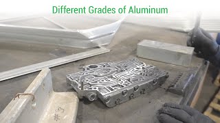 Different Grades of Aluminum Scrap  Sheet 6061 Dirty amp More [upl. by Laerol183]