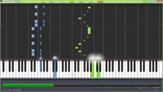 Zelda Twilight Princess Music Hyrule Field Piano Tutorial [upl. by Ame540]