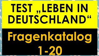 Einbürgerungstest  Test Leben in Deutschland  Fragen 120  mit Lösungen  With subtitles مترجم [upl. by Andreas]