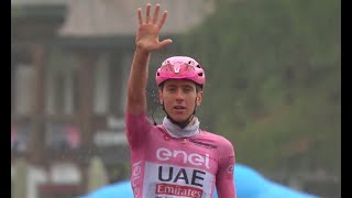 Cycling  Giro dItalia 2024  Tadej Pogacar easily wins Giro stage 16 in the rain [upl. by Karb]