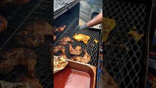 Authentic Jamaican Street Food at Papa Chef Jerk Stall in Toronto  Stuffed Patty amp Jerk Chicken 😋 [upl. by Alaecim]