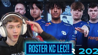 Zephenox react au roster KC LEC [upl. by Tnecnev468]