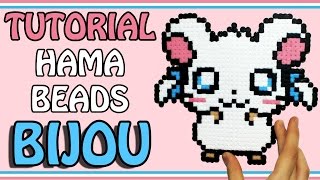 Tutorial Hama Beads  Bijou Hamtaro [upl. by Dowzall]