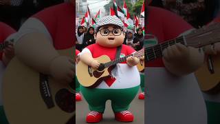 KAMPANYE MUSIKAL SAVE PALESTINA shortvideo funny youtubeshorts song [upl. by Zosema]