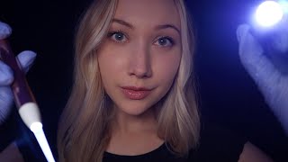 ASMR Cranial Nerve Exam in the DARK lots of bright light triggers⚡️ [upl. by Ribaj]