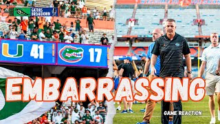 FLORIDA GATORS EMBARRASSED Miami Dominates 4117  Napiers Hot Seat  What Went Wrong [upl. by Palermo]