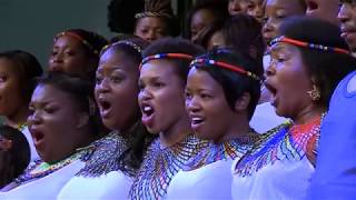 Gauteng Choristers Performing Amabutho by Bongani Magatyana [upl. by Anilorak218]