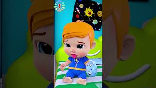 Baby Wake Up Song shorts kidssong PIBLittleSong [upl. by Nodlew]