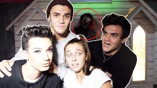 HAUNTED HOUSE ft James Charles amp Emma Chamberlain [upl. by Roque976]