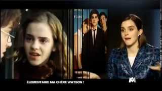 Interview Emma Watson speaks french [upl. by Fernandina]