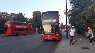 Shabby FRV  TFL Bus Route 343 New Cross Gate  Aldgate  Enviro 400H MMC  GA London Central [upl. by Adnesor386]