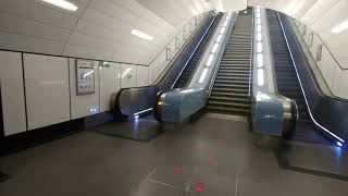 Tyne amp Wear Metro Escalators  Central Station [upl. by Barrada355]