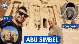 ABU SIMBEL e TEMPLOS DO NILO  O que conhecer no Egito  Programa Viaje Comigo [upl. by Nevarc]