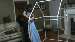 How to build an indoor playhouse or fort [upl. by Oswal170]