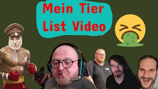 Drecks Reaktoren und DL Content Creator Tier List🤢 [upl. by Murvyn127]