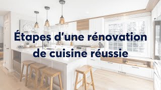 Les étapes dune rénovation de cuisine réussie [upl. by Nilkcaj]